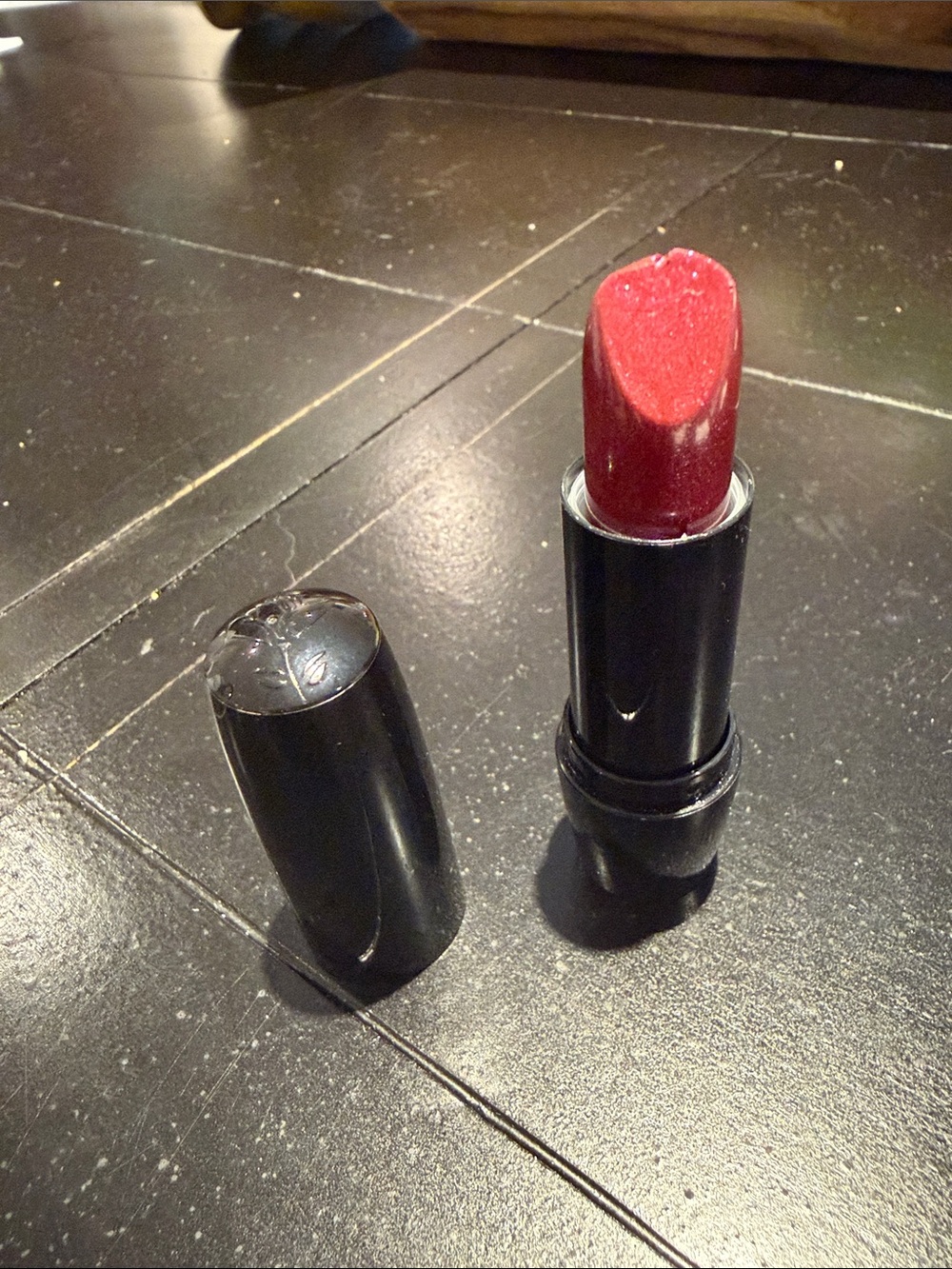 Lancome Shimmer Lipstick in 367 Fashion Icon— Deep Ruby Red
